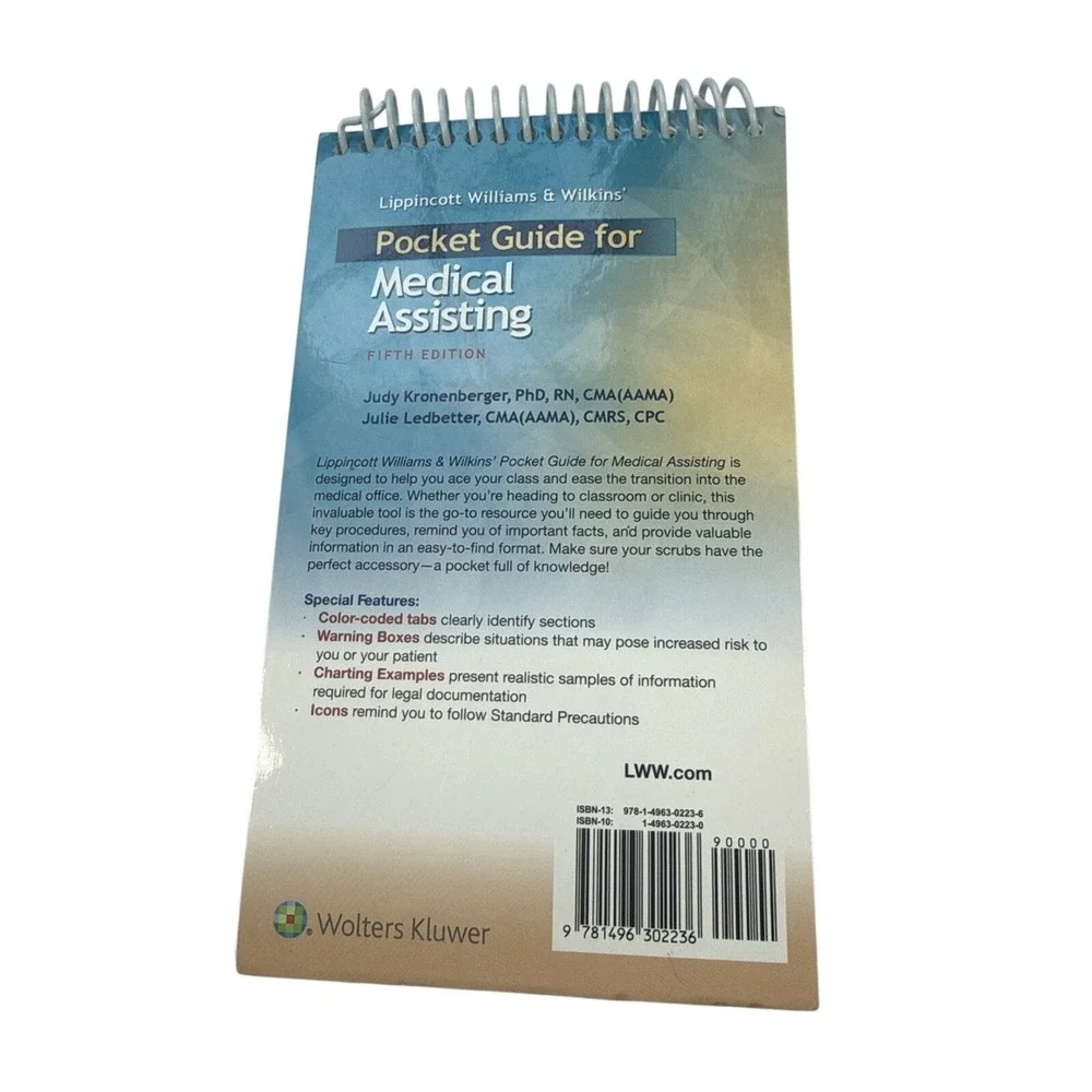 Lippincott Williams & Wilkins' Pocket Guide for Medical Assisting by Kronenberg